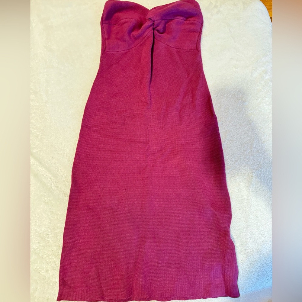 Abercrombie twist tube top mini dress